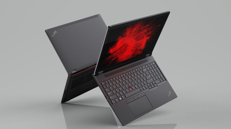 Lenovo ThinkPad P16 open