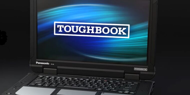 Modular Panasonic Toughbook has 8 replaceable parts, 1,200-nit screen thumbnail