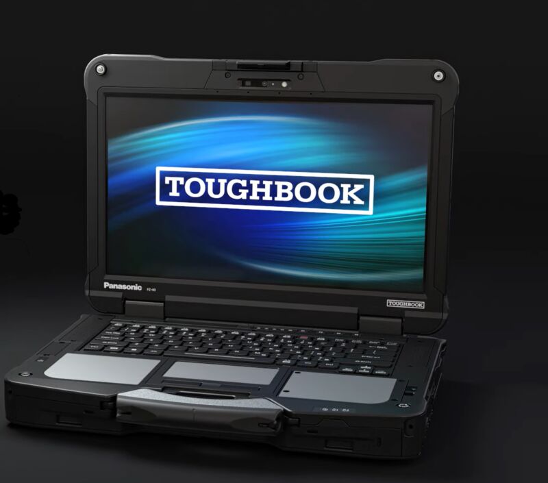 Modular Panasonic Toughbook has 8 replaceable parts, 1,200-nit screen