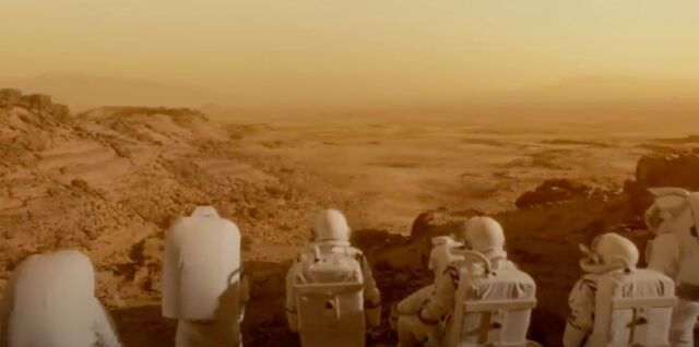 An alternate timeline where mankind walks on Mars? Yes, please!