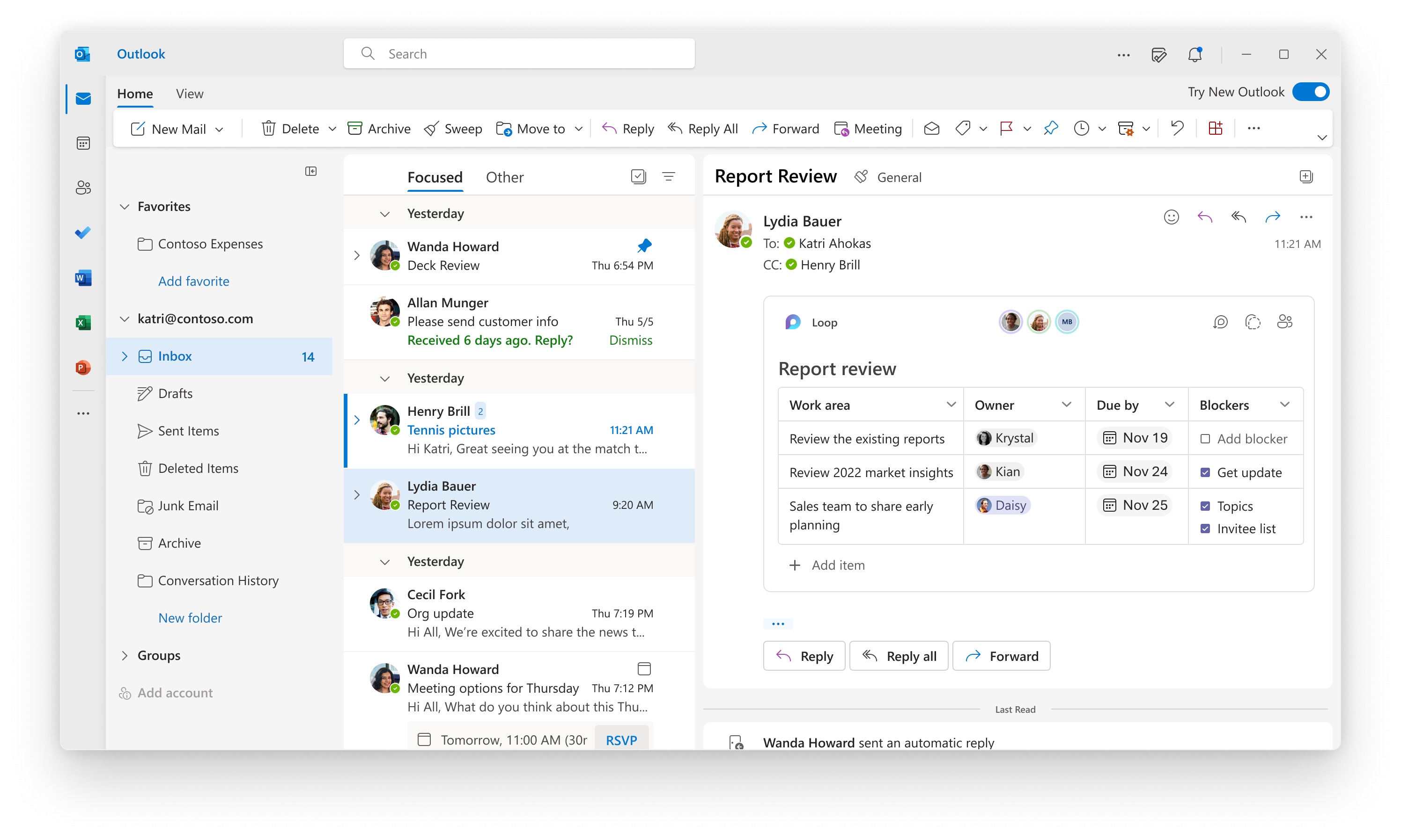 Microsoft previews a new, totally redesigned Outlook for Windows app | Ars  Technica