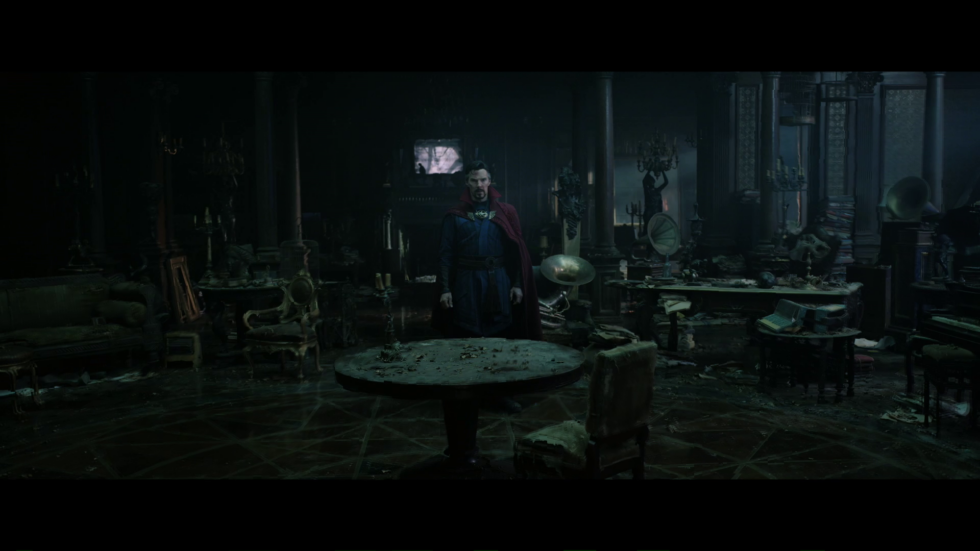 Dr. Strange has to take a long, hard look at himself in this sequence.