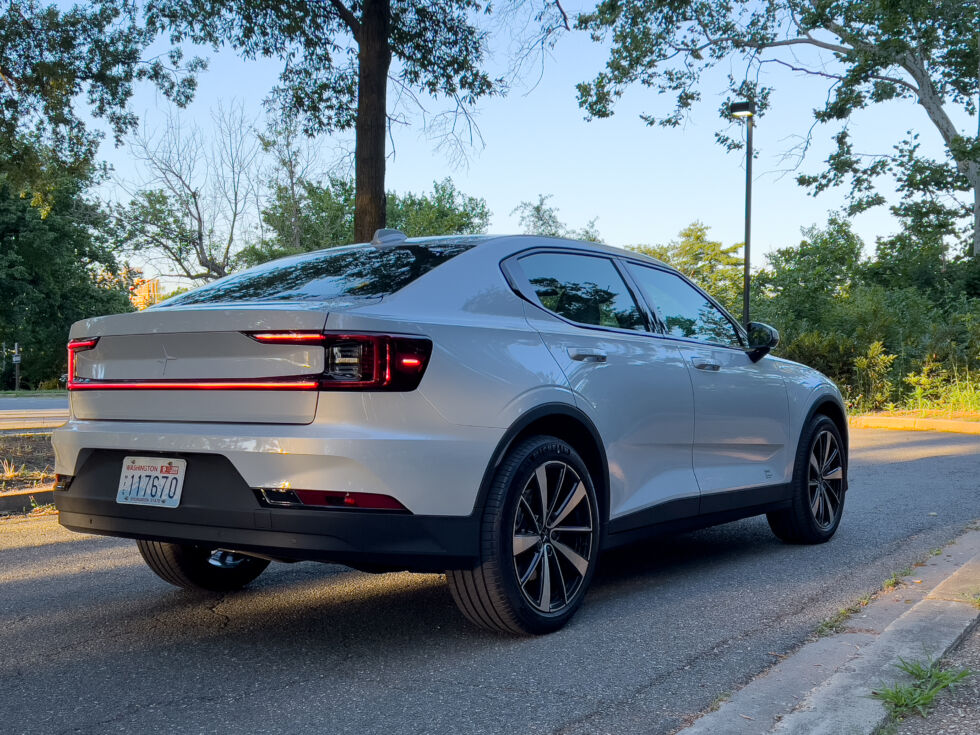 This Polestar does not power its rear wheels, but I'm not sure it's any the worse for just having a single motor. It's still the kind of car that makes you want to take the twisty way home.