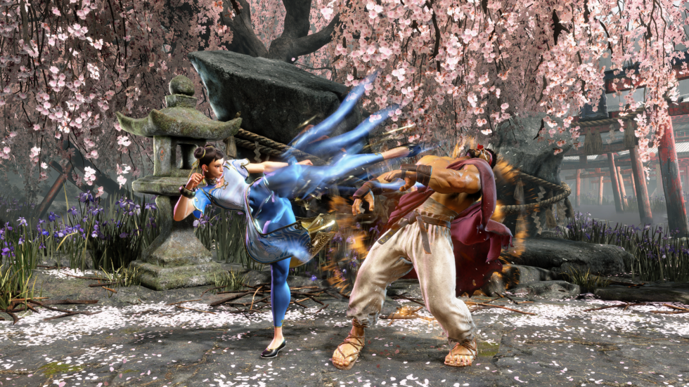 Chun-Li nimbly juggles speed, power, and her best classic aerial maneuvers in <em>Street Fighter 6</em>.