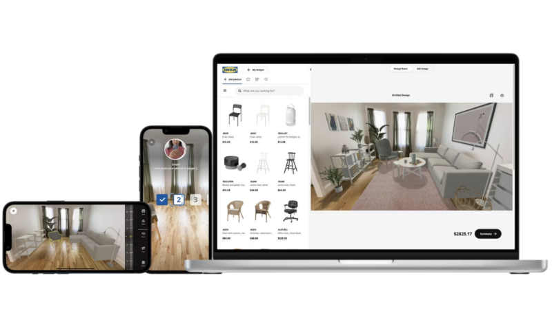 Technology IKEA Kreativ, the retailer's new AR app.