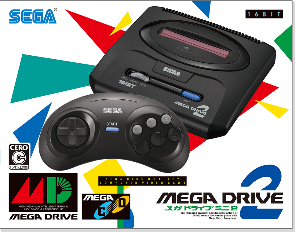 The new console re-creates the Model 2 version of the Mega Drive design, as well as the later six-button version of its gamepad.