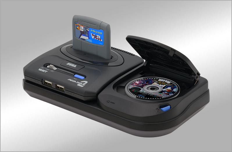 Sega, still doing what Nintendon't, announces a tiny Sega CD retro
