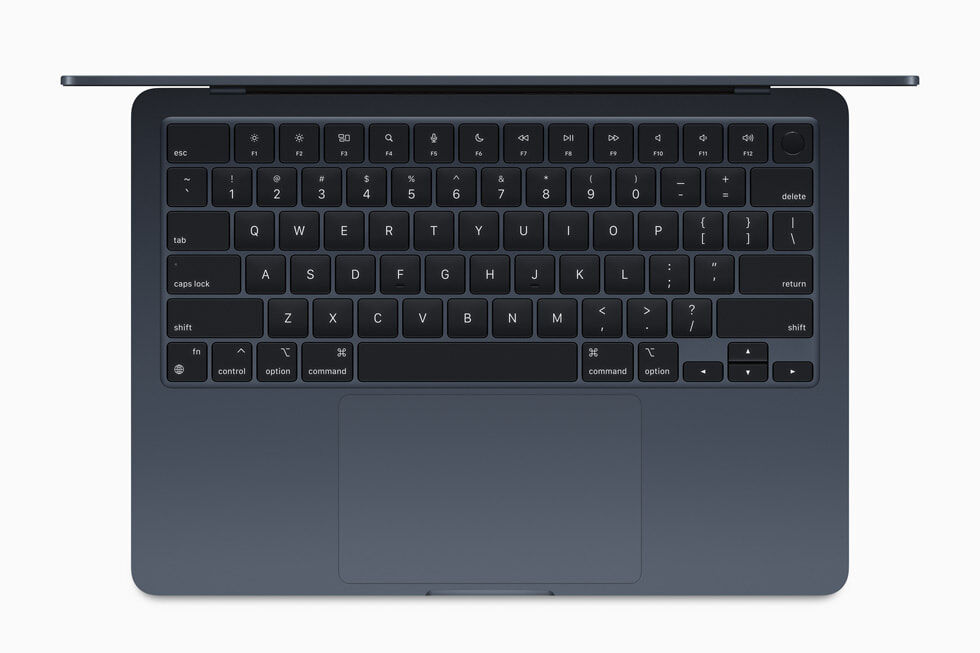 MacBook Air keyboard.