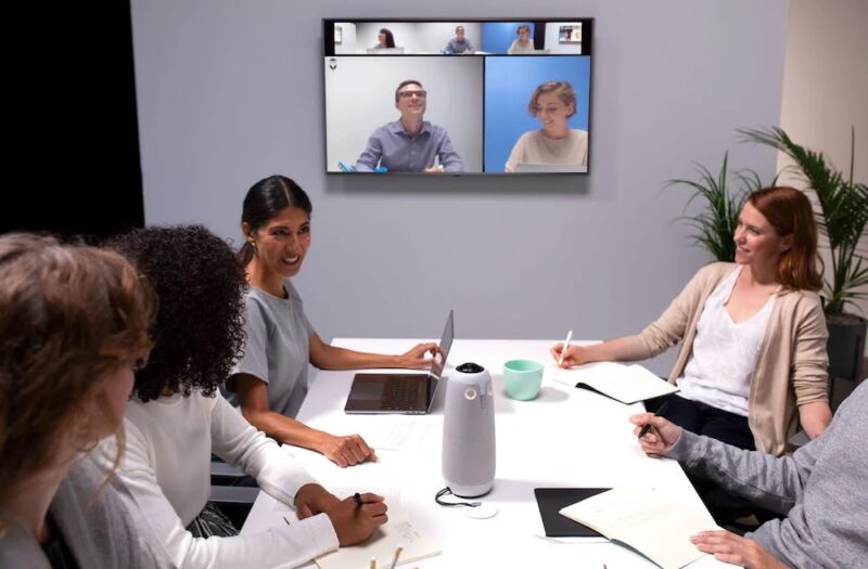 Meeting an owl video conferencing device used by referees is a security disaster