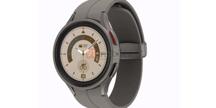 Samsung Galaxy Watch 5 leak shows design without a rotating bezel – Ars Technica