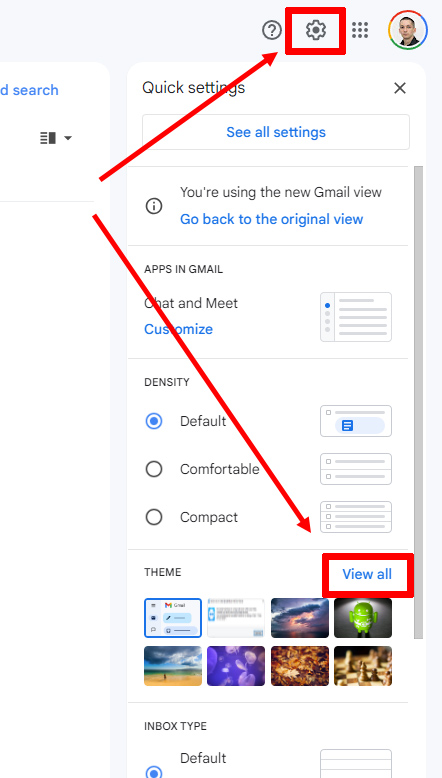 How to get the old Gmail design back