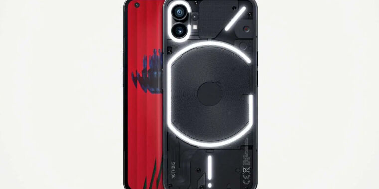 The Nothing Phone is official as a mid-ranger, with some lights on the back thumbnail