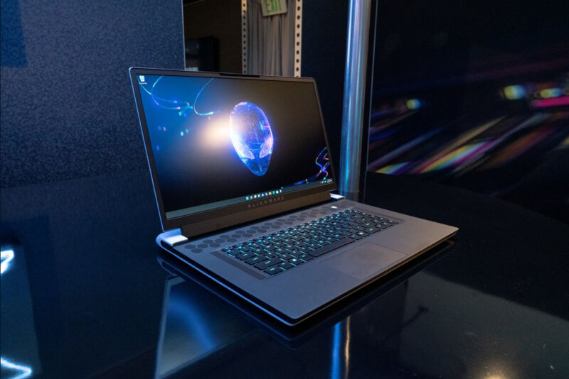 Alienware x17 R2 laptop.