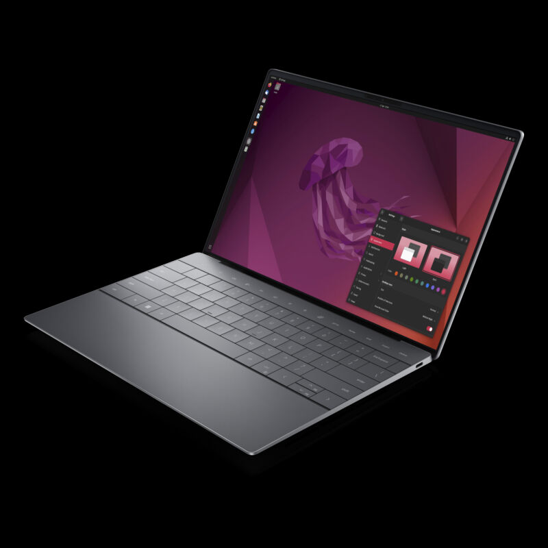 Dell XPS 13 Plus Developer Edition in graphite