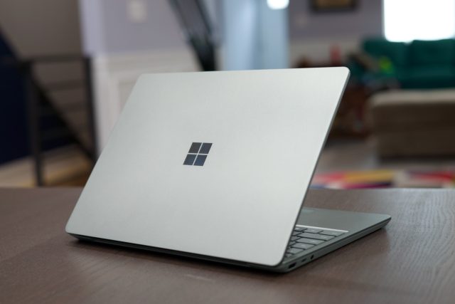 The Surface Laptop Go 2.