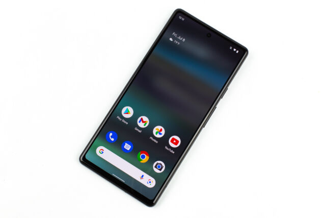 The recently released Google Pixel 6a.