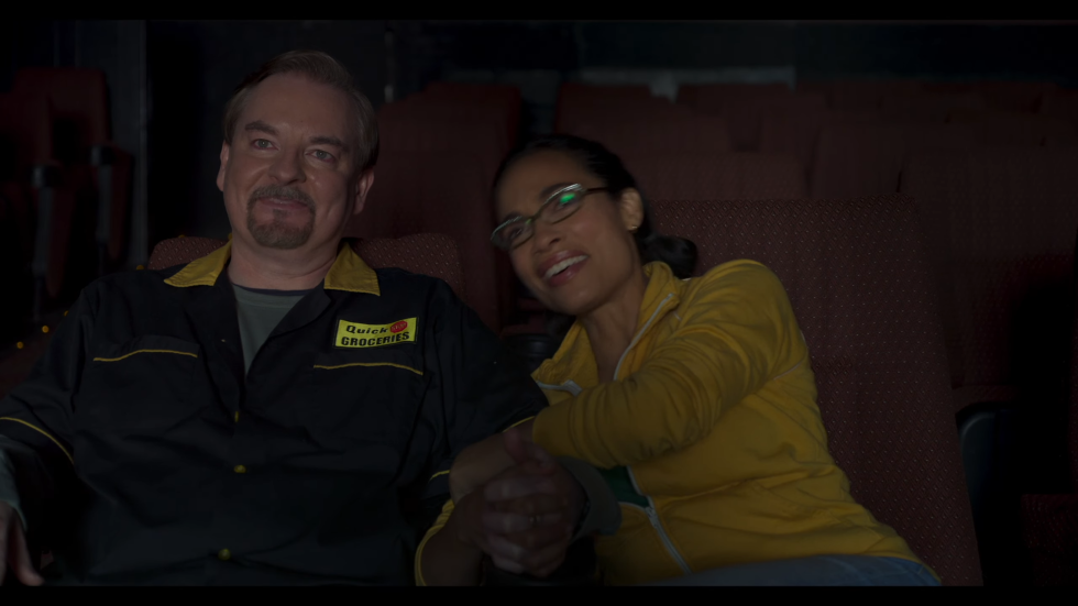 How much will Rosario Dawson figure into <em>Clerks III</em>? The trailer makes it hard to tell.