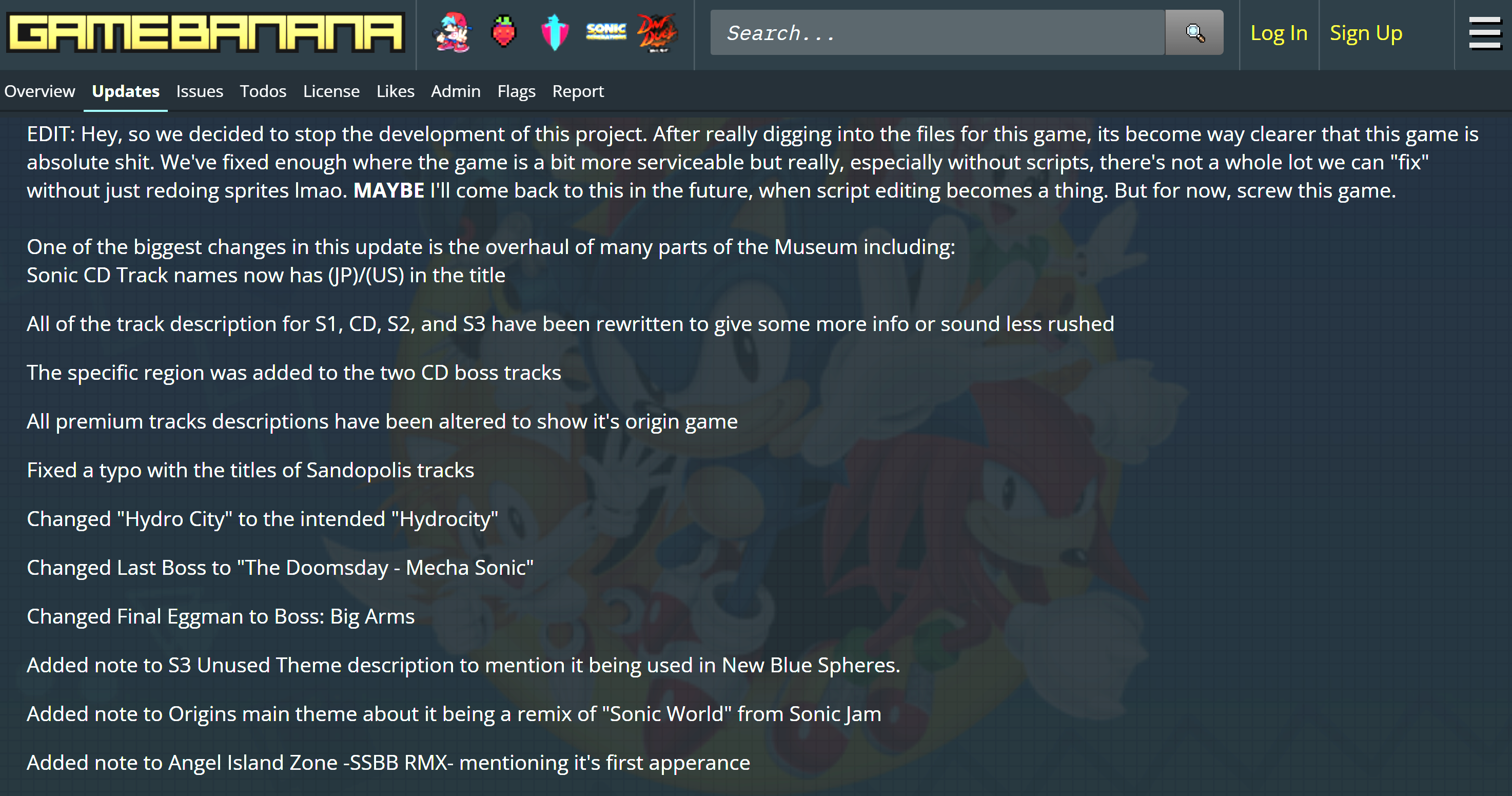 Sonic 3) Improved Sonic [Sonic 3 A.I.R.] [Mods]