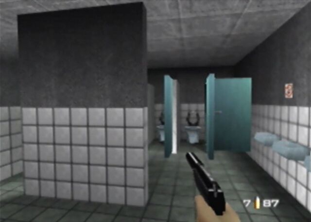 Stealthy levels like Facility (and its "facilities") helped break up the game's action-packed levels.
