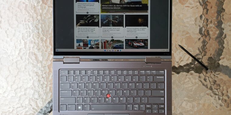 Review: Lenovo’s ThinkPad X1 Yoga Gen 7 looks good but feels warm