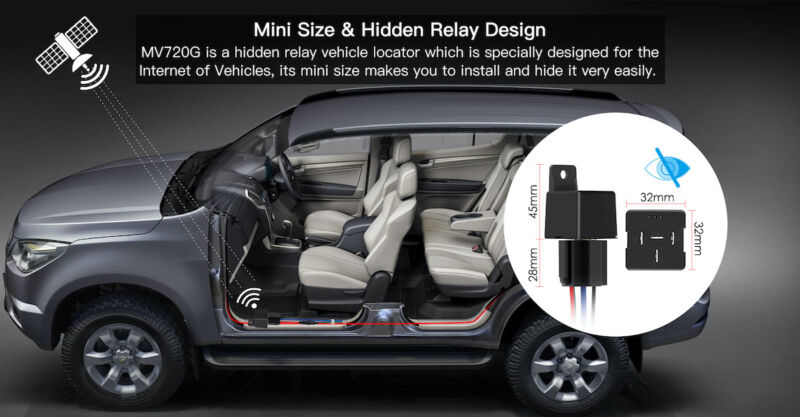 Voiture radiocommandée équipée du Vision Tracking System