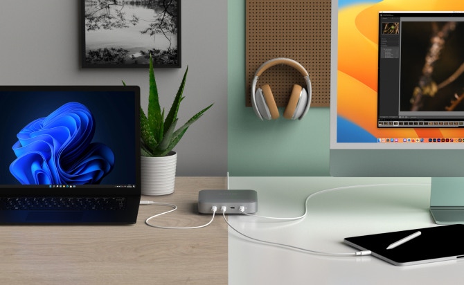 The GaN-powered Thunderbolt 4 dock wants to break free from the data-hungry setup of Power Bricks