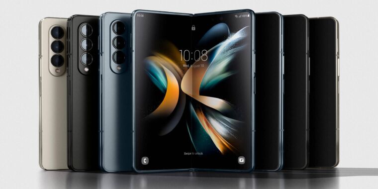 يُعرض Galaxy Fold 4 للبيع مقابل 1499.99 دولارًا أمريكيًا ، وحتى 420 دولارًا أمريكيًا