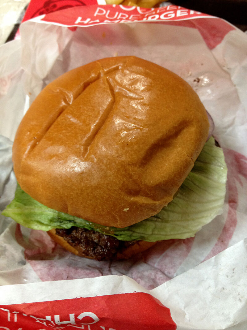 A Wendy's old-fashioned burger. Romaine lettuce on Wendy's burgers believed to be the source of the epidemic.