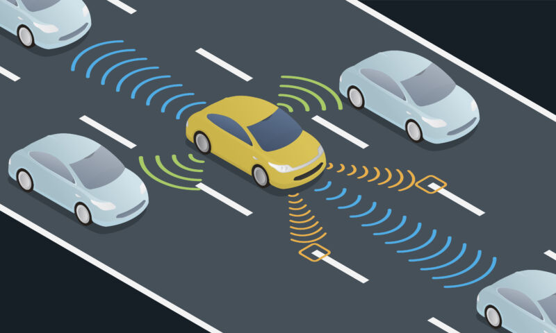 Technologists think that allowing cars to communicate with each other could eradicate traffic collisions. 