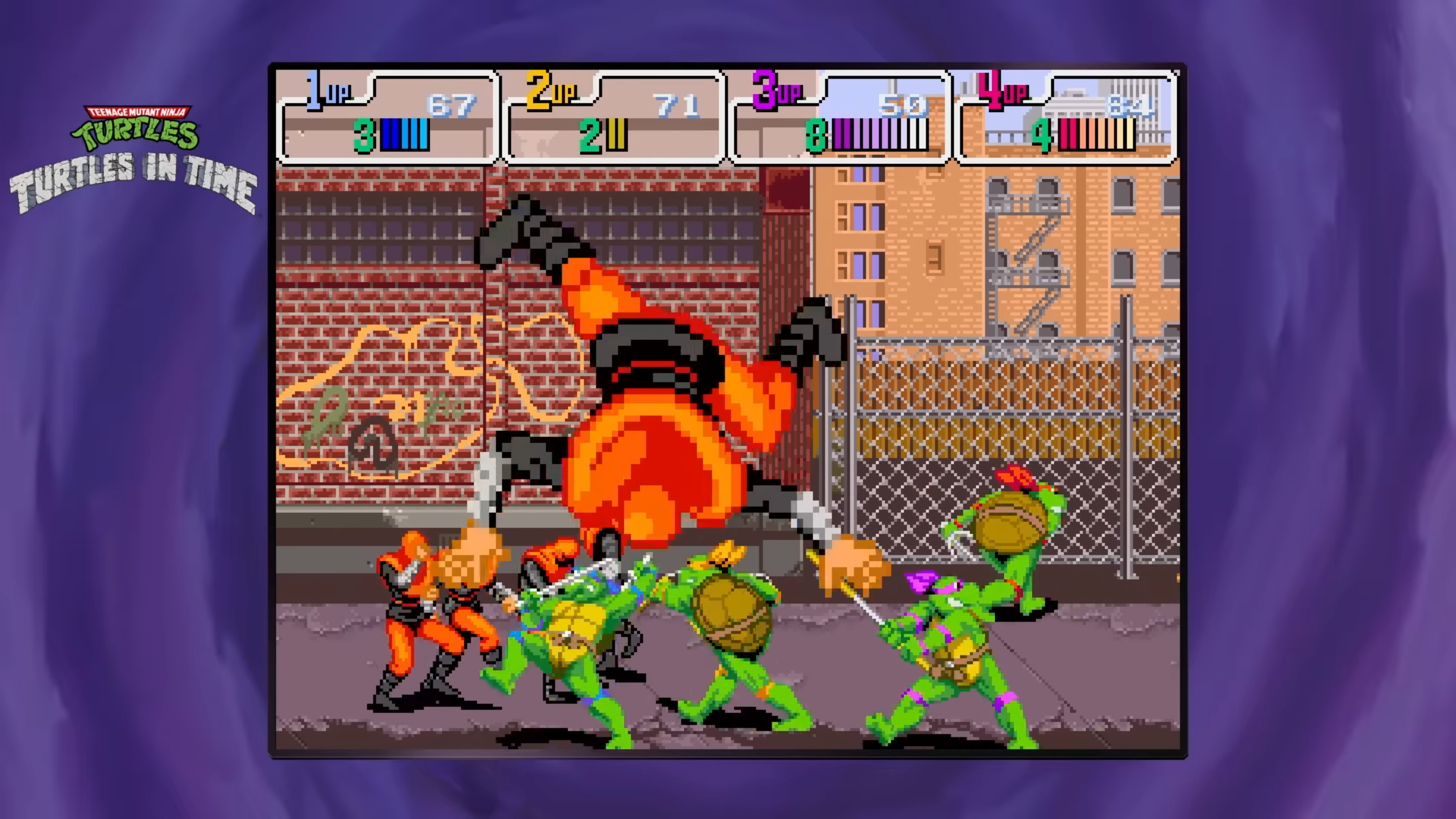 TMNT Konami wrist-watch video game