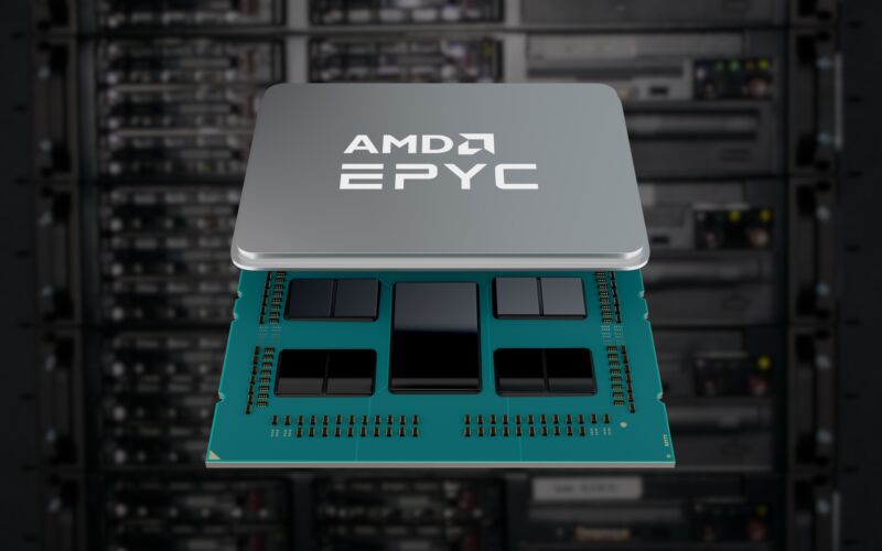 Los procesadores de servidor EPYC de AMD se están beneficiando de los retrasos de Intel. 