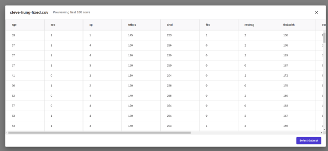 Sagemaker Canvas screenshot