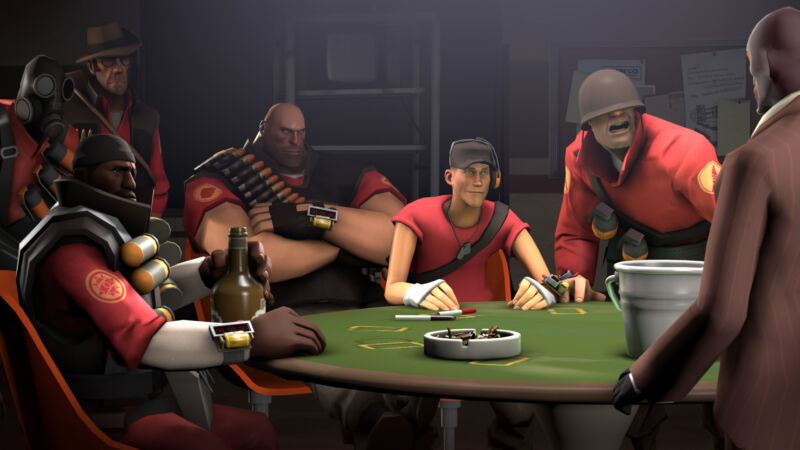 <em>Team Fortress 2</em> is one of several still-popular games that use the DirectX9 API instead of a more modern version.
