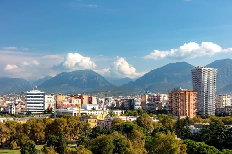 Tirana, Albania.