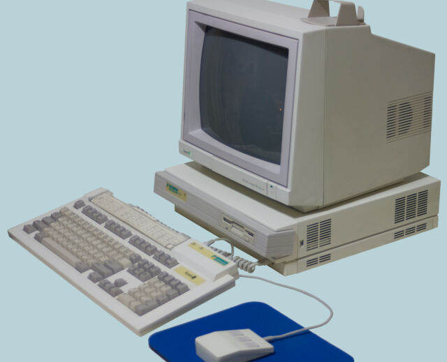 One of the first models of the Acorn Archimedes.