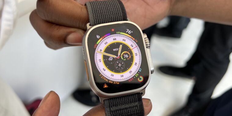 Apple Watch Ultra front
