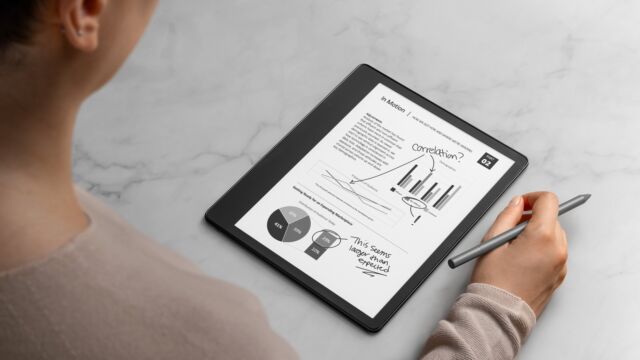 Amazon's Kindle Scribe is a 10.2-inch e-ink e-reader with a bundled pen and handwriting support.