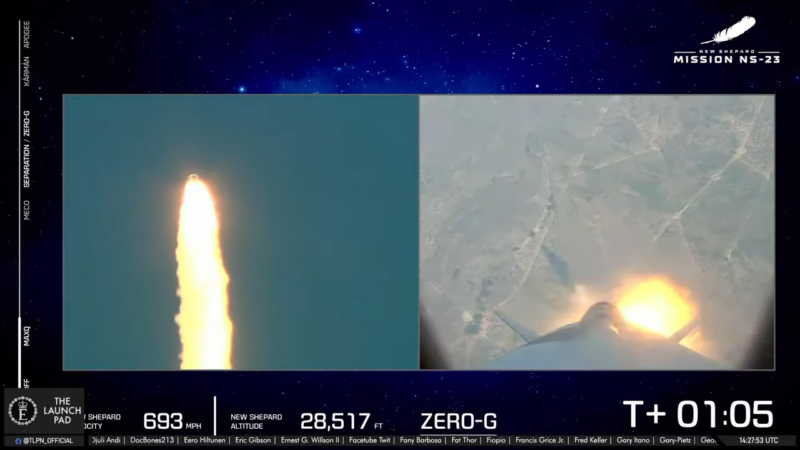 After Blue Origin’s rocket explodes, its spacecraft makes a dramatic escape LIVE-Blue-Origin-New-Shepard-23-Cargo-Launch-1-23-0-screenshot-800x450