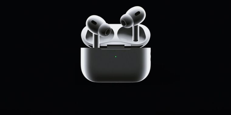 photo of Second-generation AirPods Pro use new H2 chip, enhanced noise cancellation, and spatial audio features image
