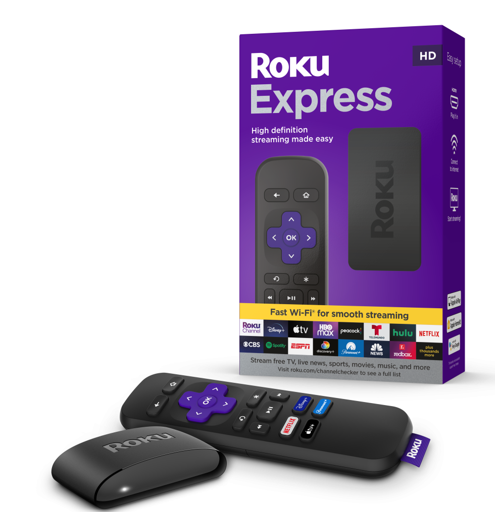 Roku's Express comes with Roku's most basic remote.