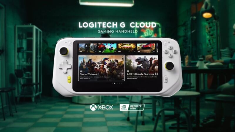 Logitech are making a cloud gaming handheld with Tencent