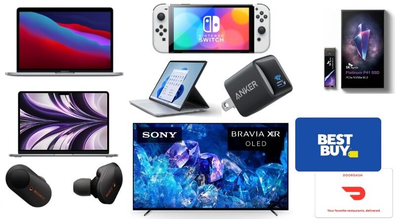 Today Today's Best Deals: Apple MacBook Air, Sony and LG 4K TVs, Nintendo Switch, and More