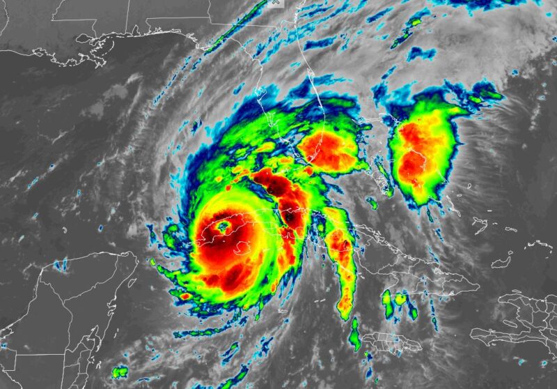 As of 5:50 am ET on Tuesday, Hurricane Ian had nearly traversed the island of Cuba.