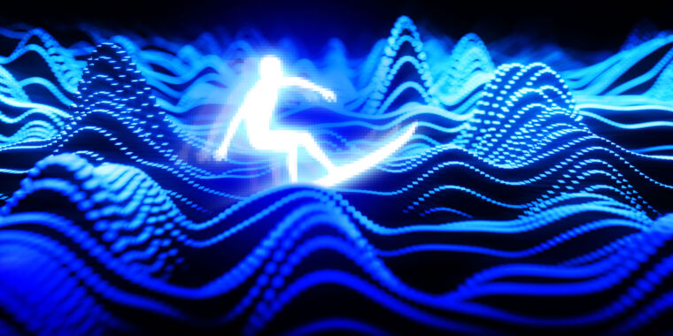 Les qubits surfent sur les ondes sonores entre les nœuds quantiques