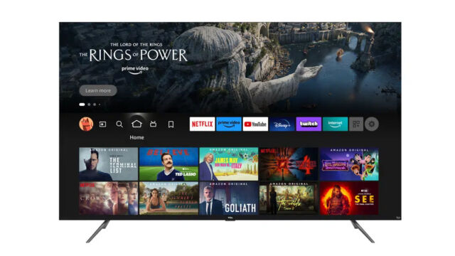 The new TCL TV runs Amazon's Fire OS, which is a fork of Android. 