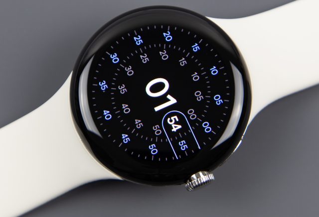 The Pixel Watch. It's a perfect, round little pebble.