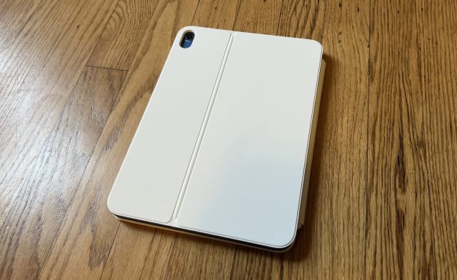 An iPad in a case