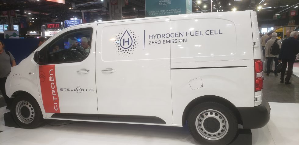 Battery-electric vans like the Ford e-Transit might be all the rage, but this is Citroen's hydrogen fuel cell EV van.