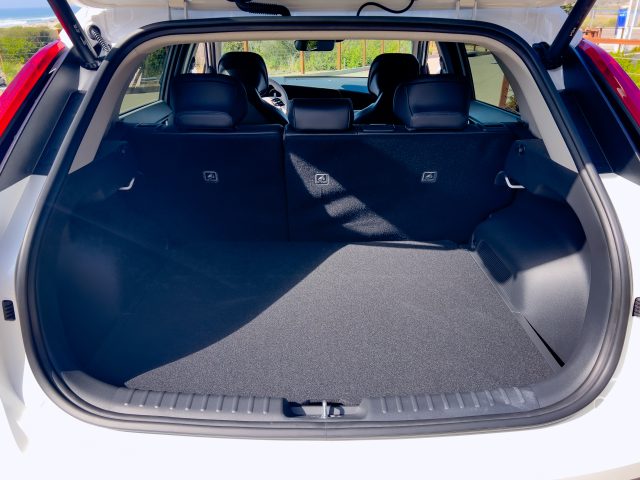 The Kia Niro cargo area