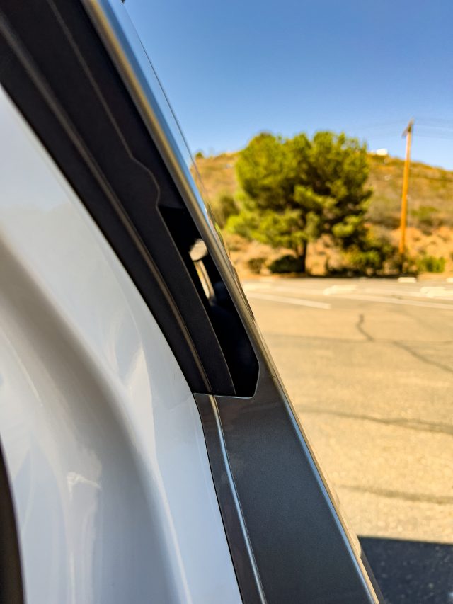 A view through the Kia Niro aeroblade